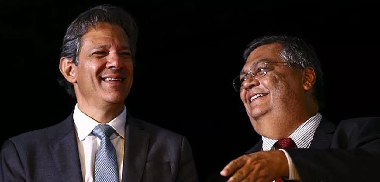 Fernando Haddad e Flávio Dino