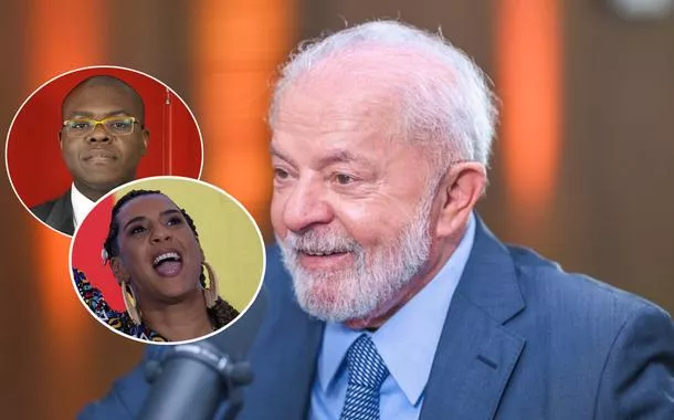 Silvio Luiz de Almeida, Anielle Franco e Luiz Inácio Lula da Silva