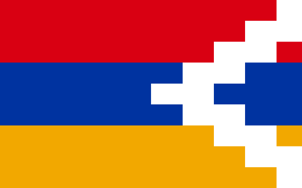 Bandeira da república de Nagorno-Karabakh