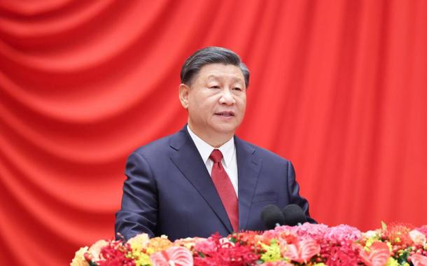 O Presidente chinês Xi Jinping