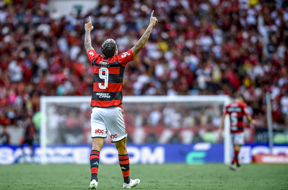 Com dois de Pedro, Flamengo bate o Palmeiras no Maracanã e entra de vez na  briga pelo título do Brasileirão