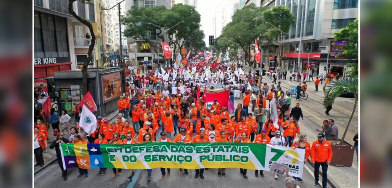 Ato nesta terça-feira (3) no município do Rio em comemoração aos 70 anos da Petrobrás