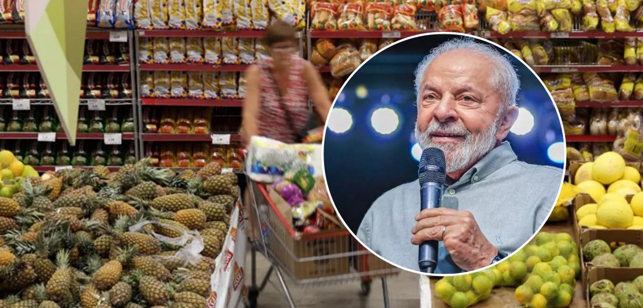 Lula e compras no mercado