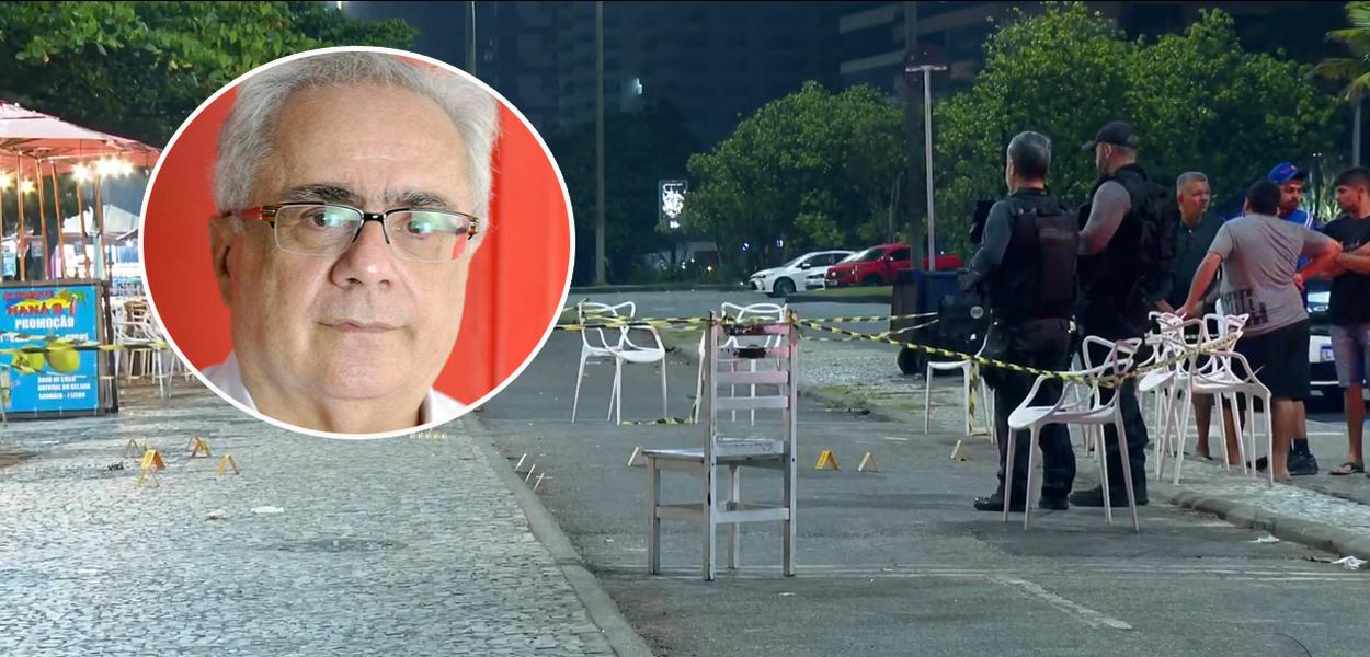 Luis Nassif e o local onde médicos foram assassinados na Barra da Tijuca (RJ)