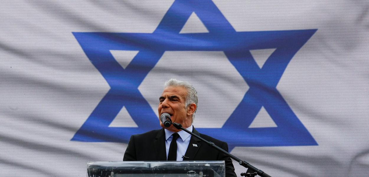 Líder da oposição israelense Yair Lapid 