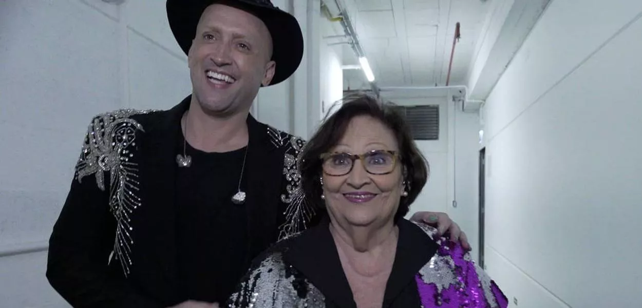Paulo Gustavo e Déa Lúcia