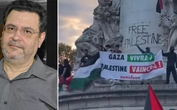 Rui Costa Pimenta e protesto pró-Palestina na França