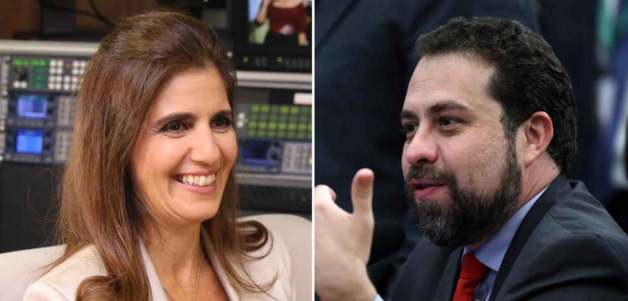 Ana Estela Haddad e Guilherme Boulos