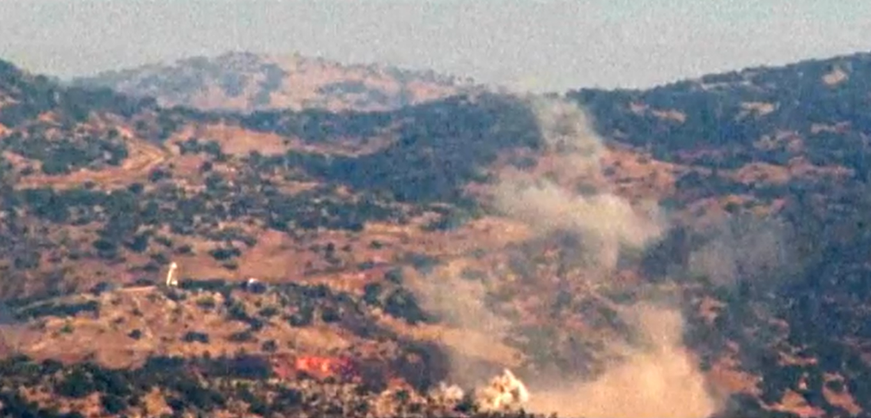 The Lebanese resistance responds to the Israeli attacks