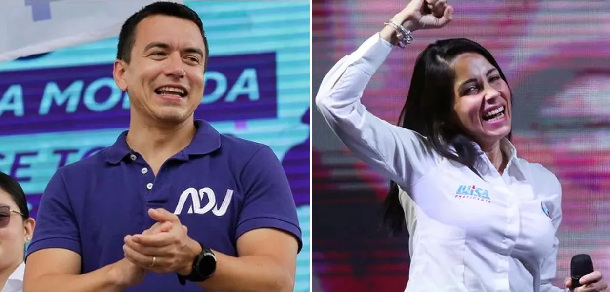 Daniel Noboa e Luisa González