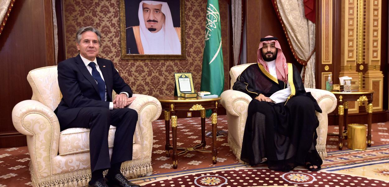 Antony Blinken e Mohammed bin Salman