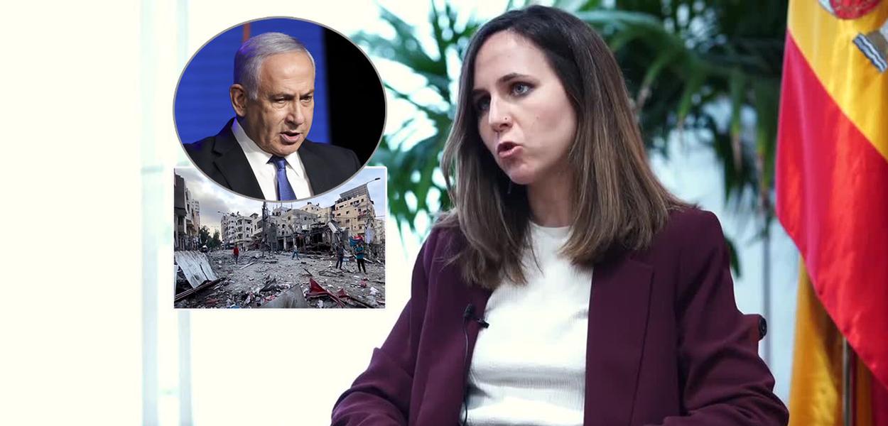 Benjamin Netanyahu, Faixa de Gaza e Ione Belarra