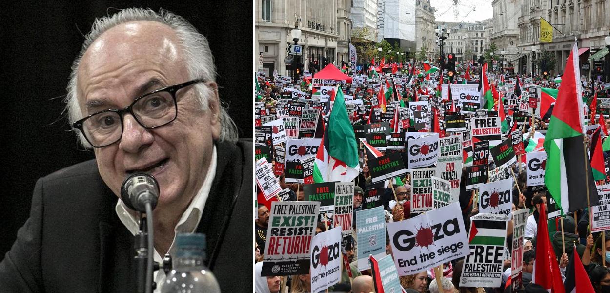 Boaventura de Sousa Santos | Protesto a favor da Palestina em Londres