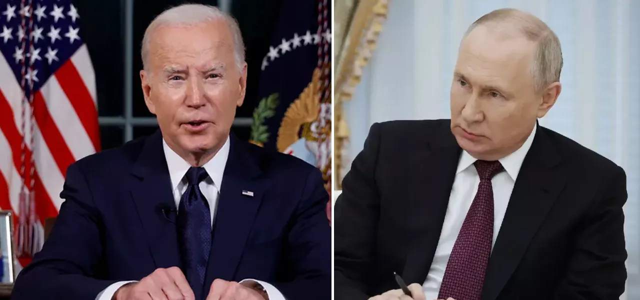 Joe Biden e Vladimir Putin 