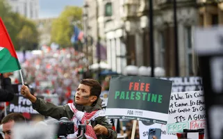 Ato pró-Palestina em Londres atrai multidões 21/10/2023