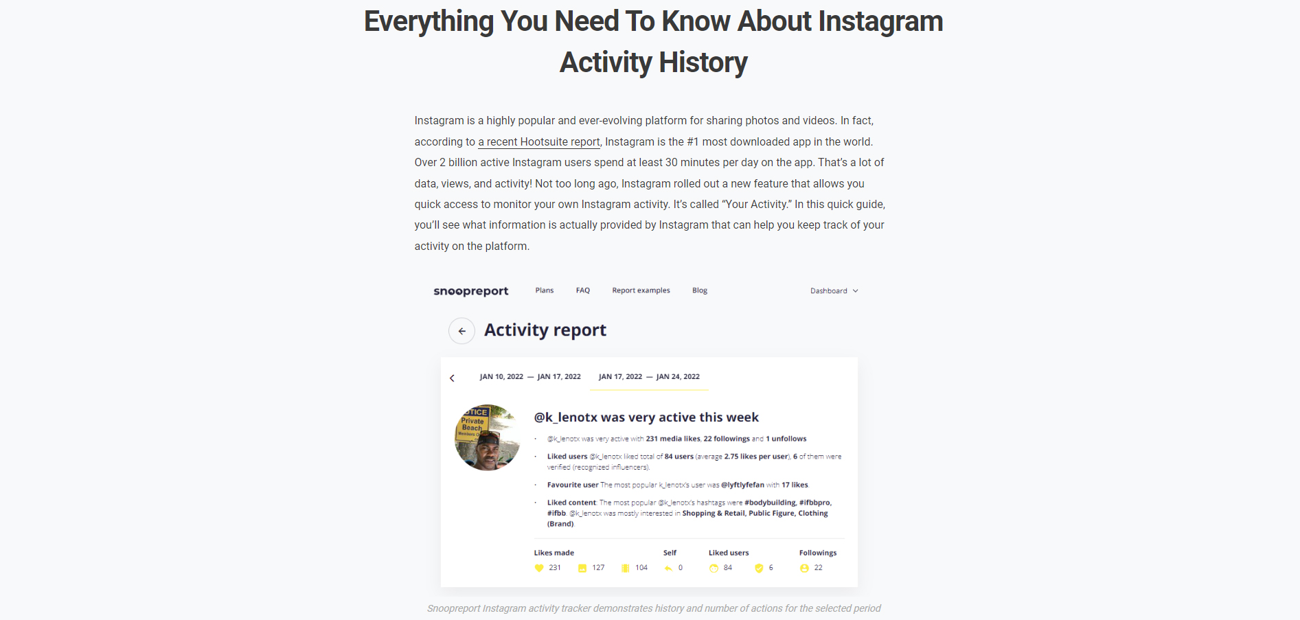 Snooprepot: Descubra quem outra pessoa está curtindo no Instagram