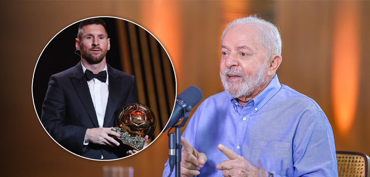 Lionel Messi ganha 8ª Bola de Ouro 30/10/2023 | Lula  no Conversa com o Presidente