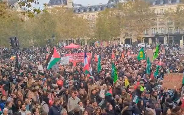 Manifestantes marcham em importantes cidades para exigir cessar-fogo em Gaza (vídeo)