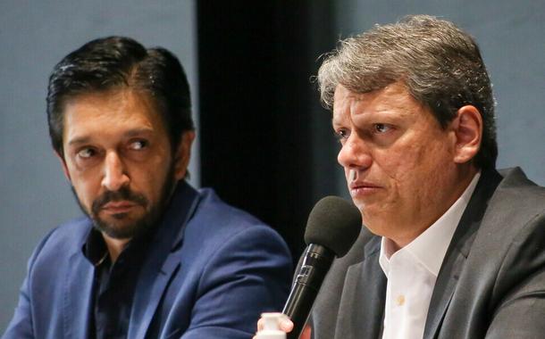 Ricardo Nunes e Tarcísio de Freitas