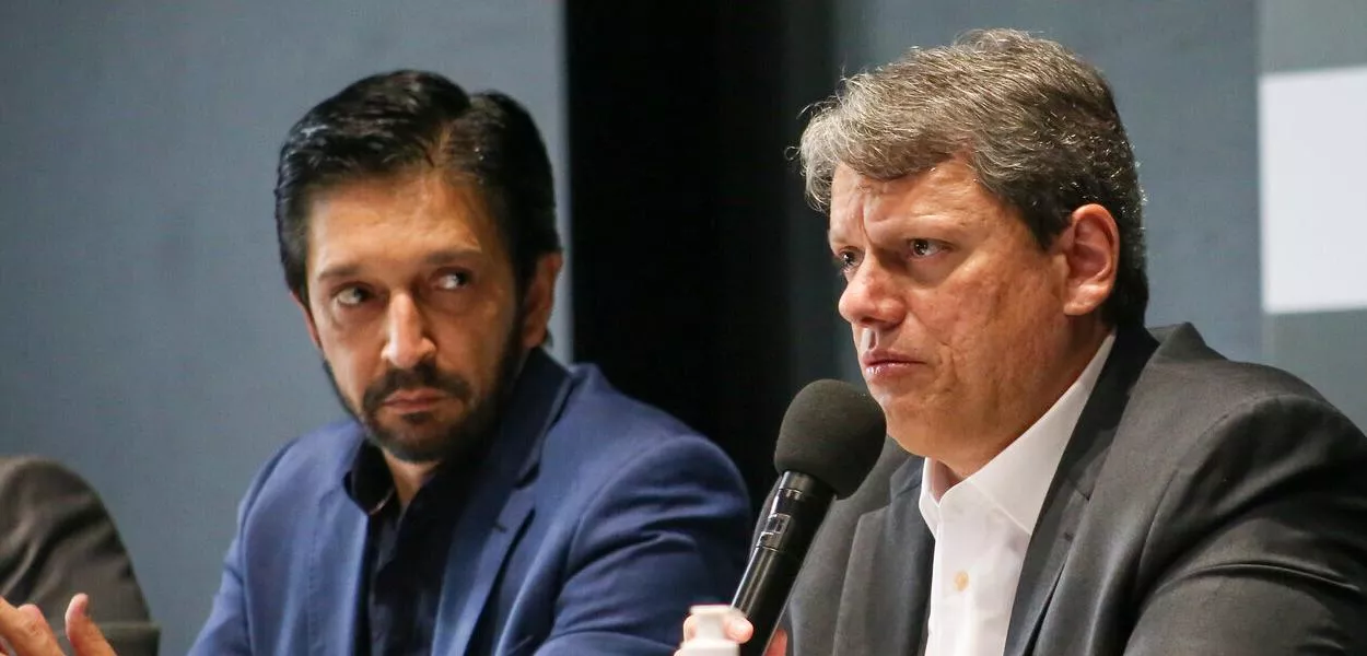 Ricardo Nunes e Tarcísio de Freitas