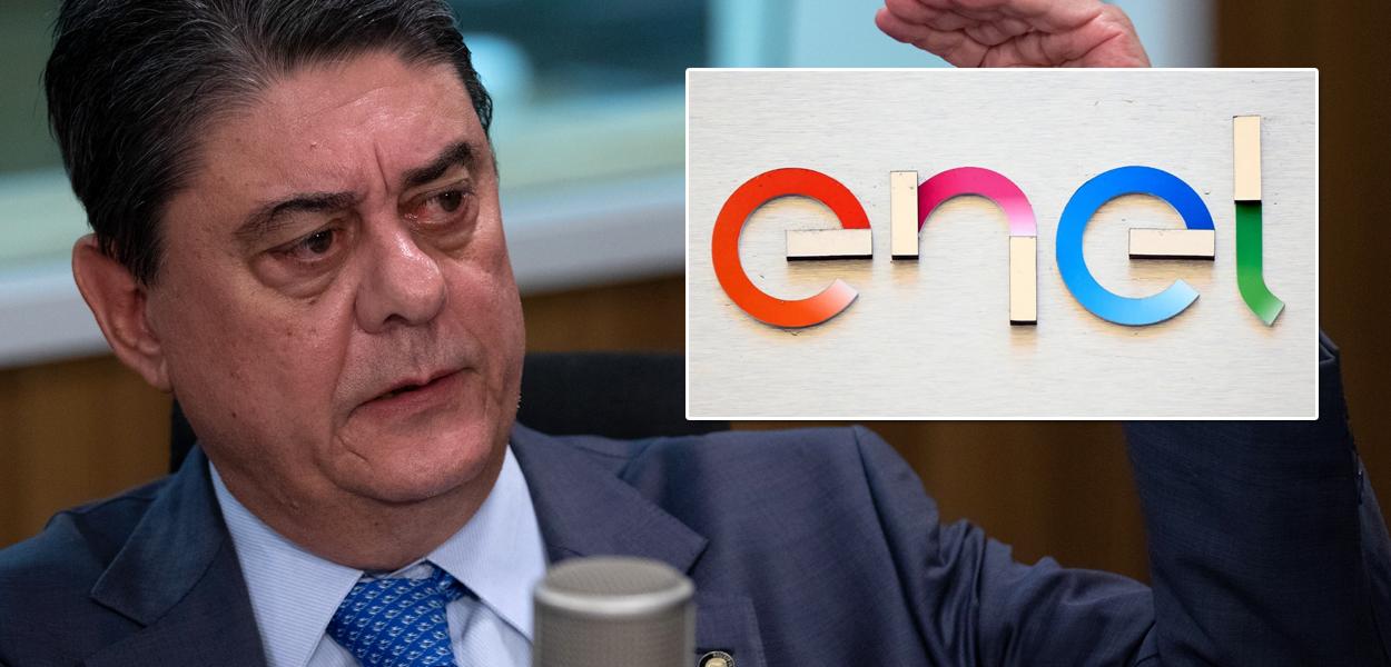 Wadih Damous e Enel (Foto: ABR | Reuters) Wadih Damous e Enel