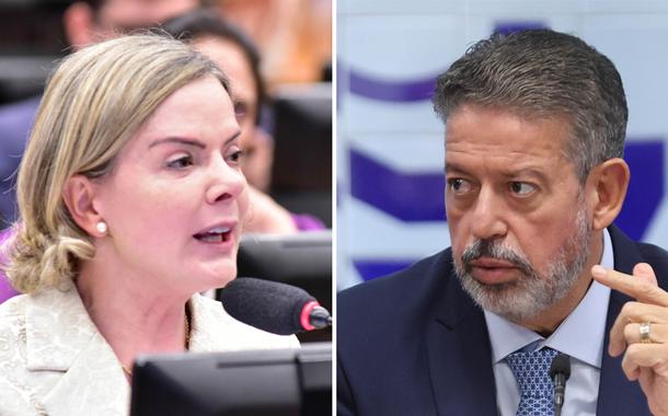 Gleisi critica prioridades de Lira: “diz que é a favor do déficit zero, mas quer tornar obrigatório o pagamento de emendas”