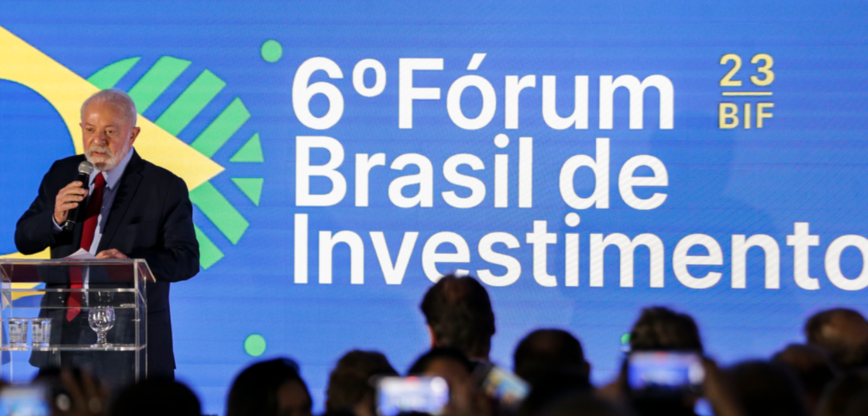 Presidente Lula discursa na abertura da sexta edição do Brasil Investment Forum, no Palácio do Itamaraty, Brasília, DF 07/11/2023