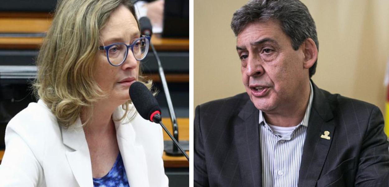 Maria do Rosário (deputada do PT-RS) e Sebastião Melo (prefeito de Porto Alegre) (Foto: Divulgação) Maria do Rosário (deputada do PT-RS) e Sebastião Melo (prefeito de Porto Alegre)