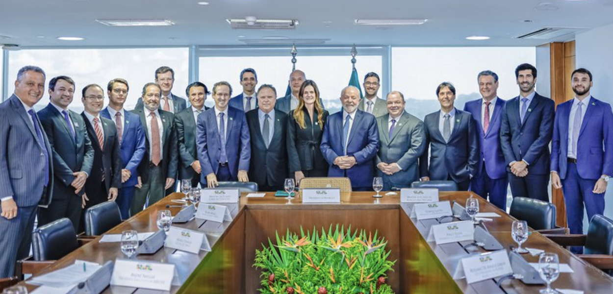 Lula e representantes do agronegócio