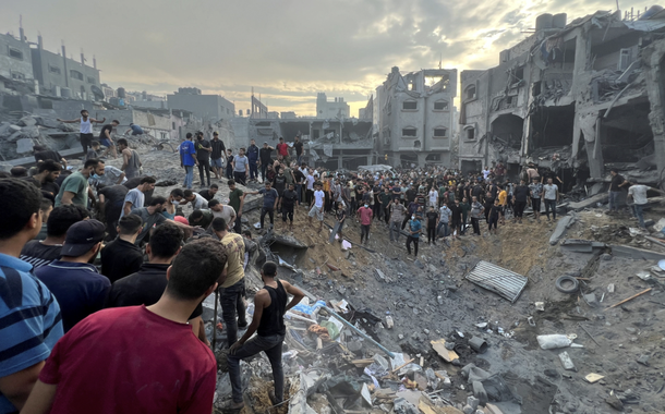 Destruição na Palestina