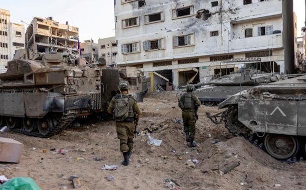 Exército israelense na Faixabetano série bGaza