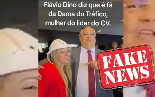 Dino e humorista refutam fake news bolsonarista para associar ministro a "dama do tráfico" (vídeo)