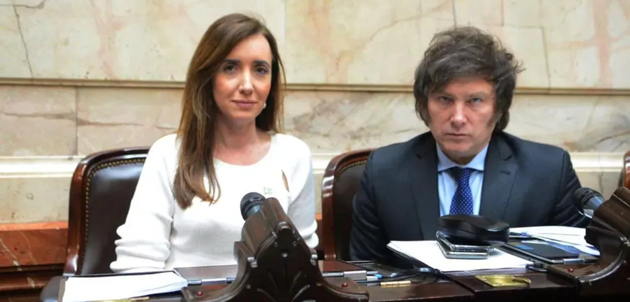 Victoria Villarruel e Javier Milei
