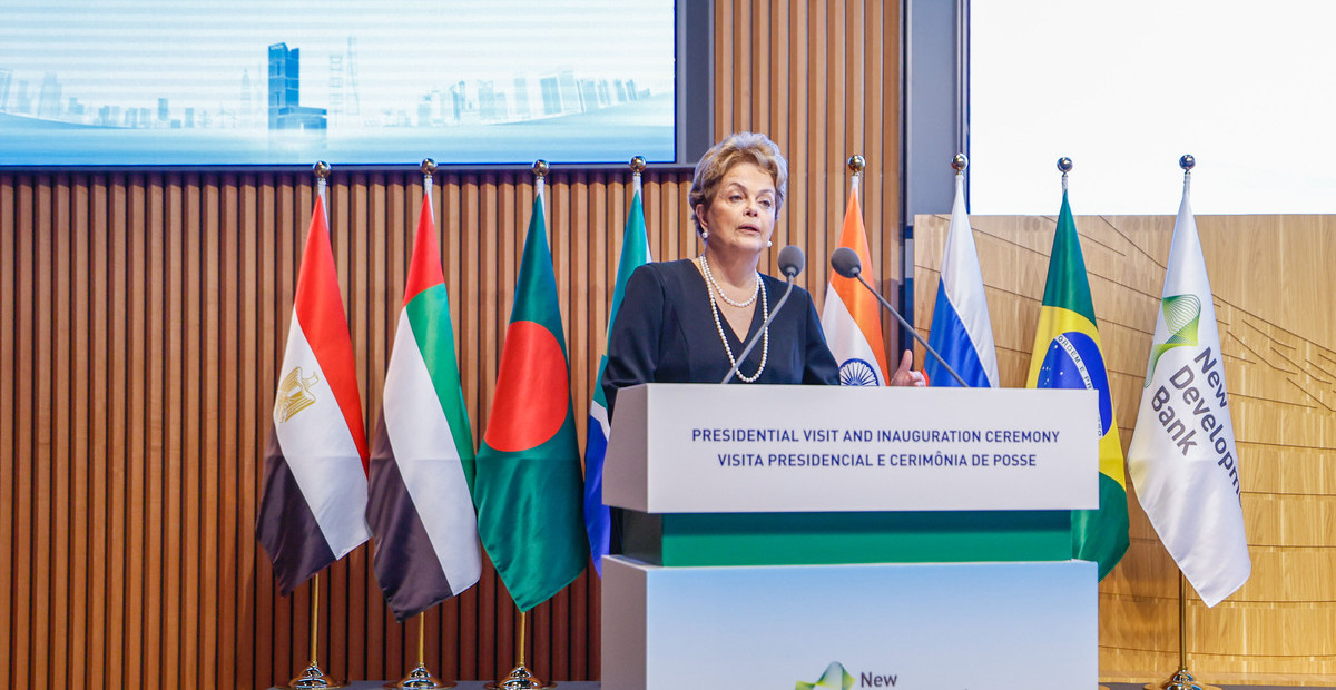 Presidente do Novo Banco de Desenvolvimento (NBD), Dilma Rousseff.