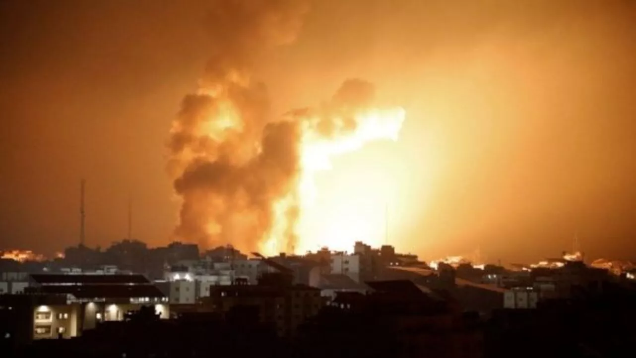 Bombardeio israelense na Faixa de Gaza