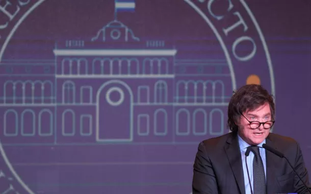 O presidente eleito da Argentina, Javier Milei 20/11/2023