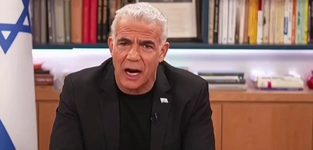 O líder da oposição israelense, Yair Lapid