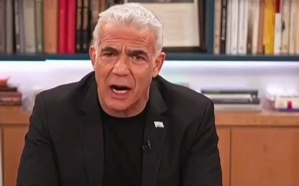 O líder da oposição israelense, Yair Lapid