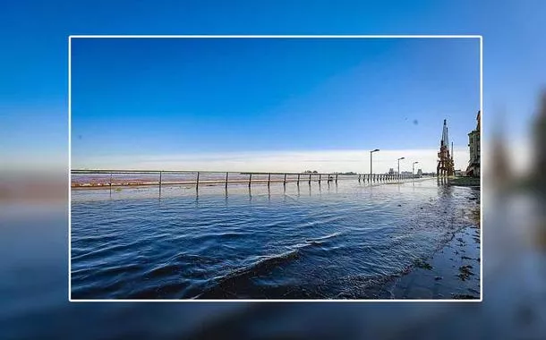 Alerta de inundação: nível do Guaíba ameaça ultrapassar cota de 3,60 metros