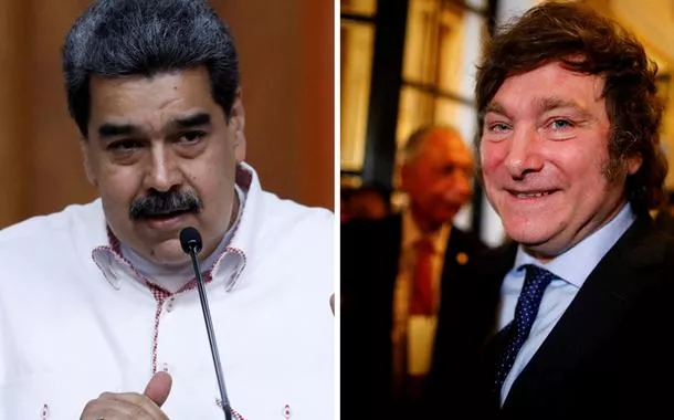 Nicolás Maduro e Javier Milei