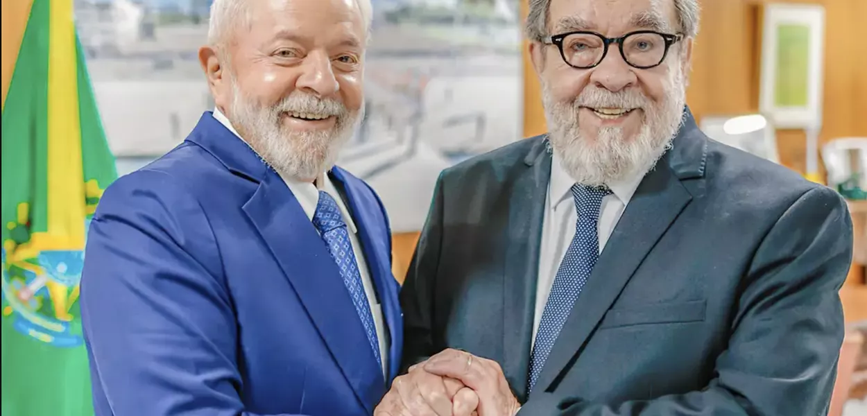 Lula e Fernando Morais