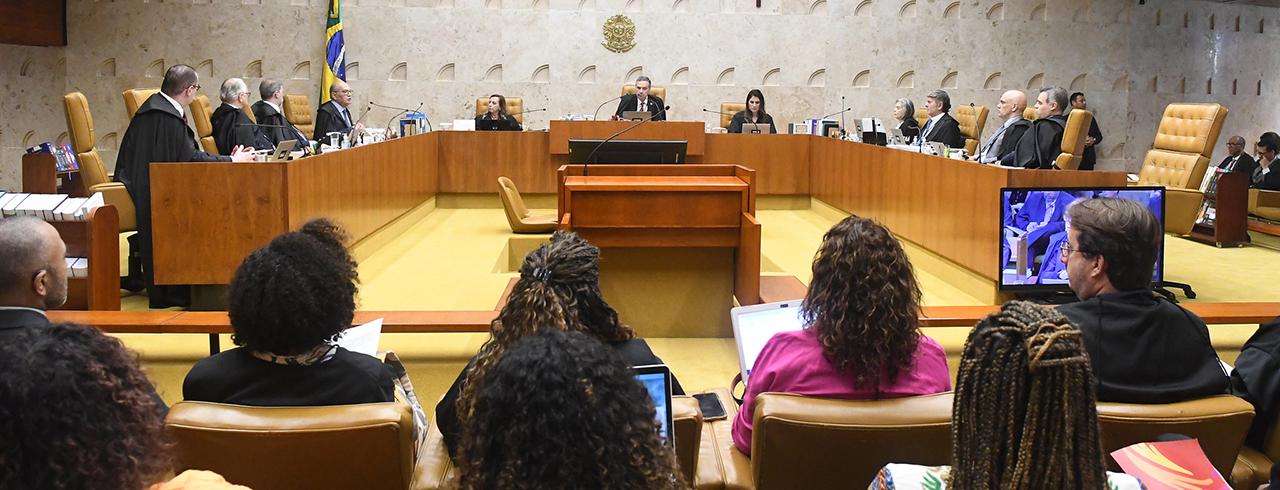 Sessão plenária do STF