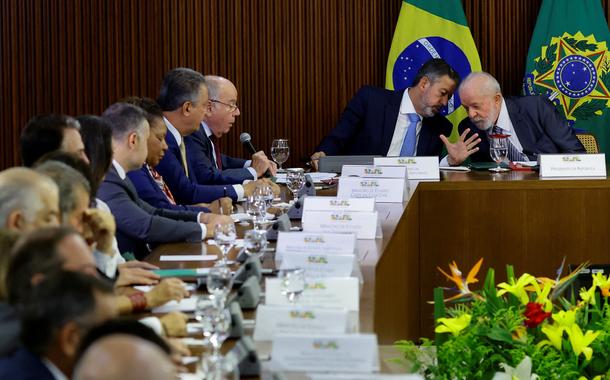 Presidente Lula durante instalação da Comissão Nacional do G20, no Palácio do Planalto