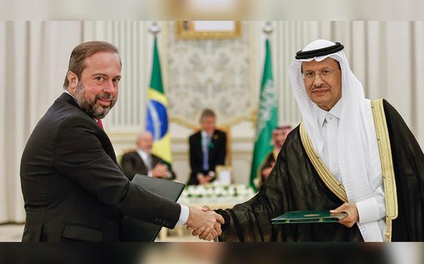 Ministro Alexandre Silveira e o Príncipe Herdeiro da Arábia Saudita, Mohammed bin Salman
