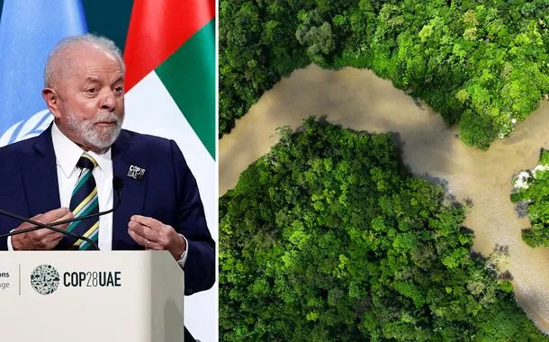 Lula e floresta amazônica 