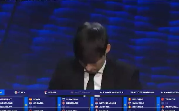 Gemidão do Zap atrapalha sorteio da Euro2024 (vídeo)