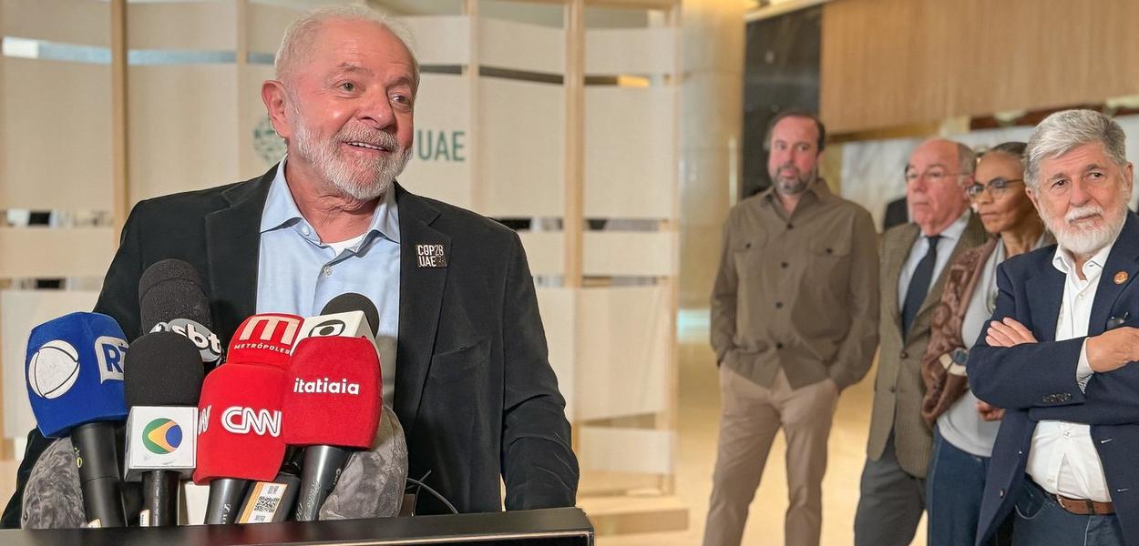 Lula concede entrevista na COP28