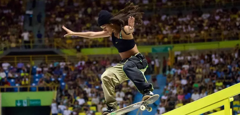 Rayssa Leal conquistou o título da SLS Super Crown, a final da Liga Mundial de Skate Street, realizada no Ginásio do Ibirapuera, em São Paulo