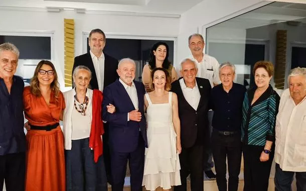 Lula se encontra com grandes nomes da cultura brasileira e da história da América do Sul