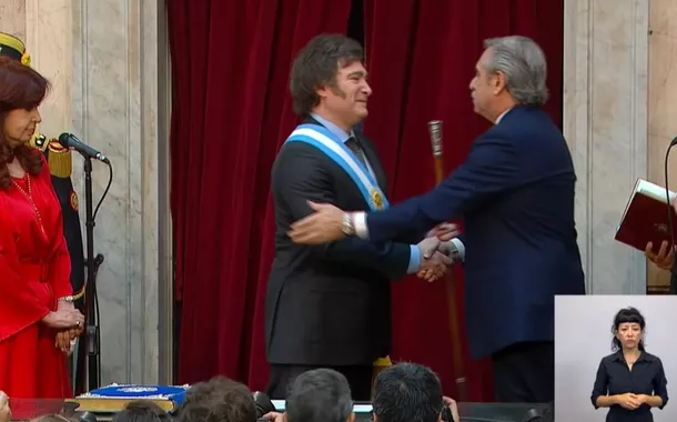 Cristina Kirchner, Javier Milei e Alberto Fernández